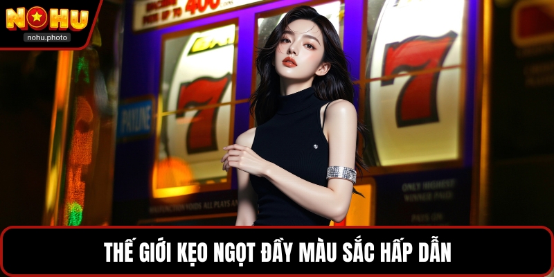 Thế giới kẹo ngọt đầy màu sắc hấp dẫn